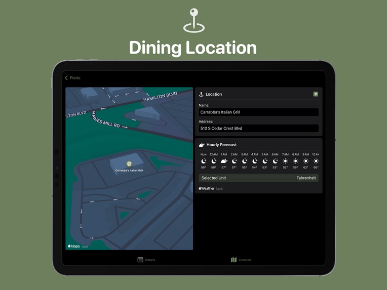 Piatto - Dining Log – screenshot 3