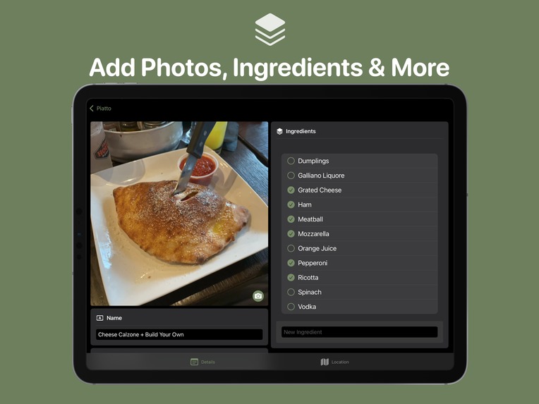 Piatto - Dining Log – screenshot 2