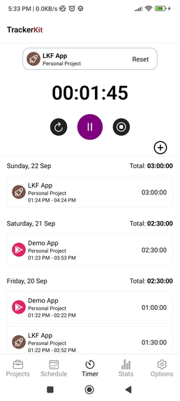 TrackerKit – screenshot 3