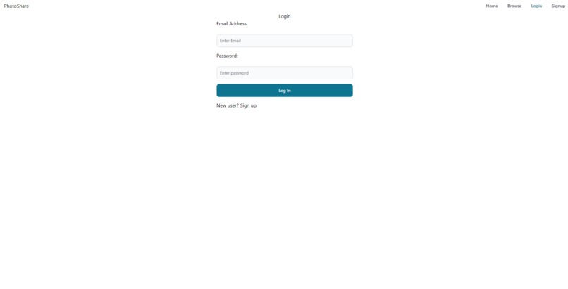 Photo Sharing App – screenshot 4