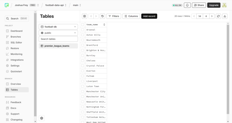 Football-Data – screenshot 7