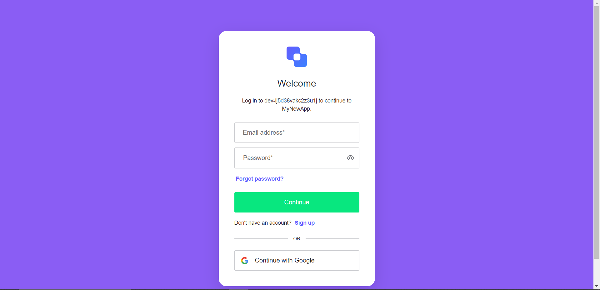 Customized login box using Auth0 Dashboard | Devpost