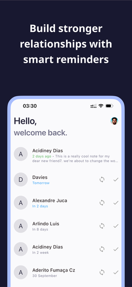 Remindely – screenshot 1