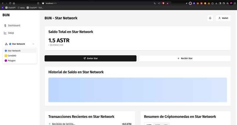 BUN Wallet – screenshot 3