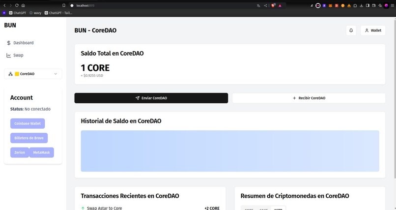 BUN Wallet – screenshot 4