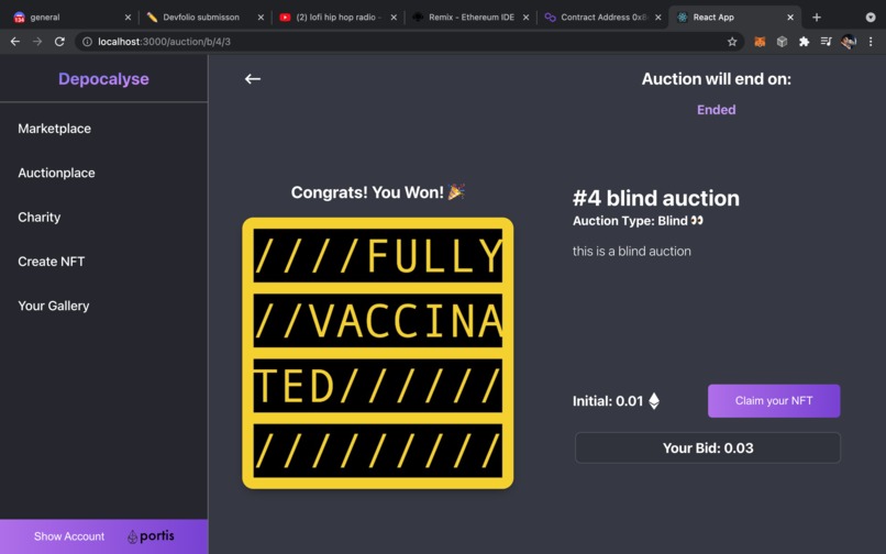 Depocalypse NFT Marketplace – screenshot 4