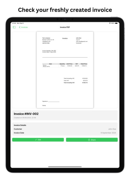Compania Invoicing – screenshot 8
