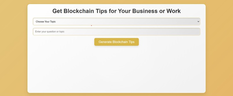 Blockchain Tips – screenshot 1