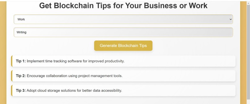 Blockchain Tips – screenshot 2