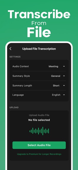 AiScribe - Transcribe Audios & Videos – screenshot 7