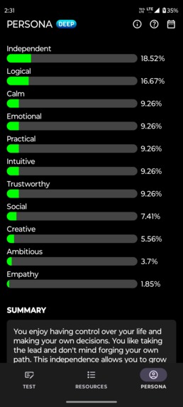 SelfSpectrum - Discover Your Personality Traits – screenshot 5