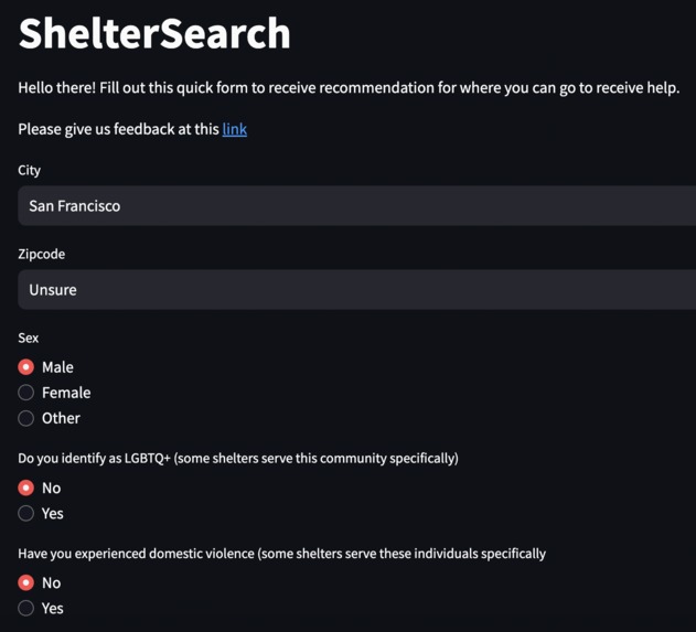 ShelterSearch – screenshot 1