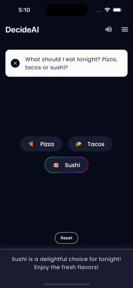DecideAI - AI Voice Decision Maker – screenshot 6