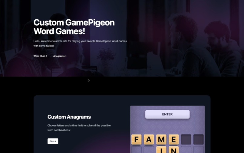 Custom Anagrams and Word Hunt – screenshot 2