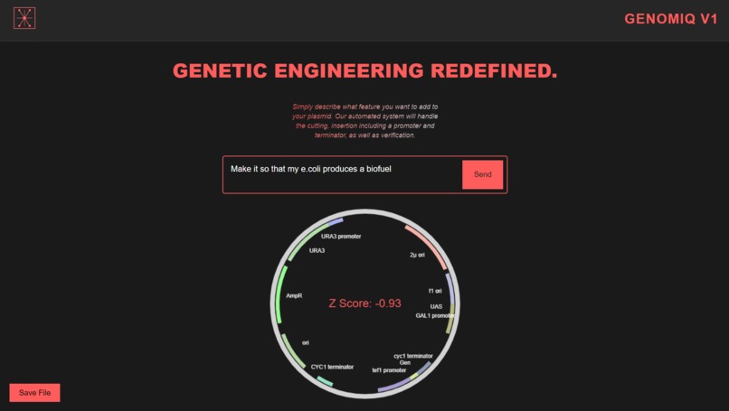 GenomIQ – screenshot 1