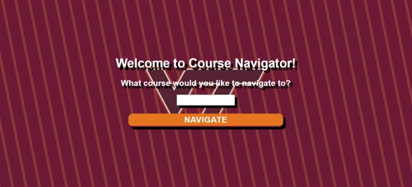 VTCourseNav – screenshot 1