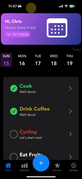 Habit Tracker - HabitPath – screenshot 1