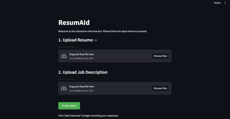 ResumAId – screenshot 2