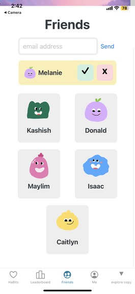 HaBits – screenshot 2