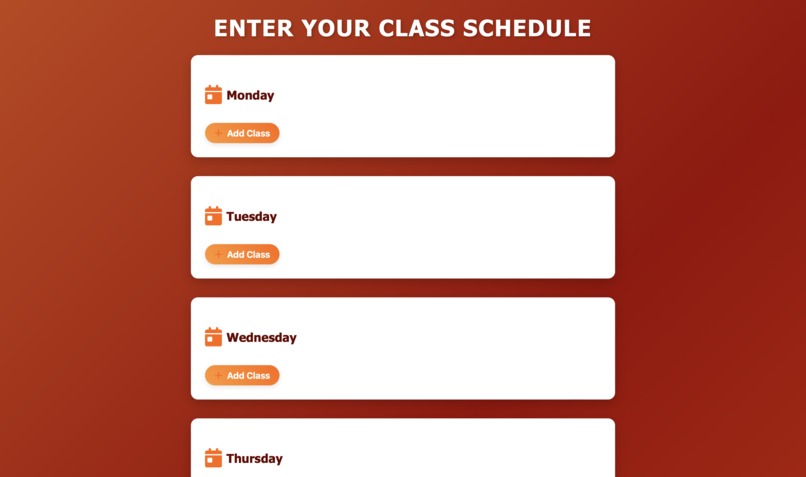 Schedule Eatz – screenshot 1
