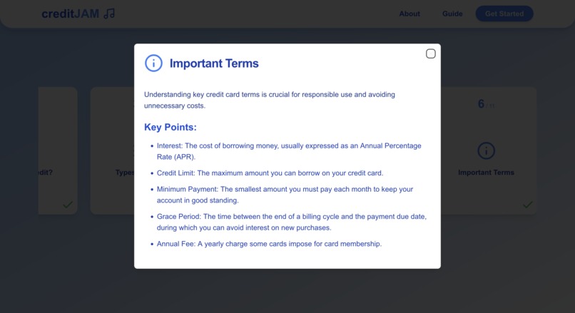 creditJAM – screenshot 3