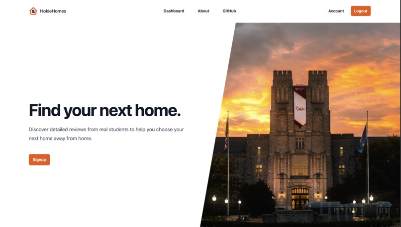 HokieHomes – screenshot 1
