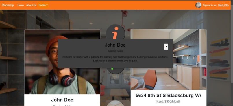 RoomUp – screenshot 2