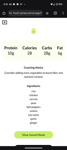 FoodSense – screenshot 5