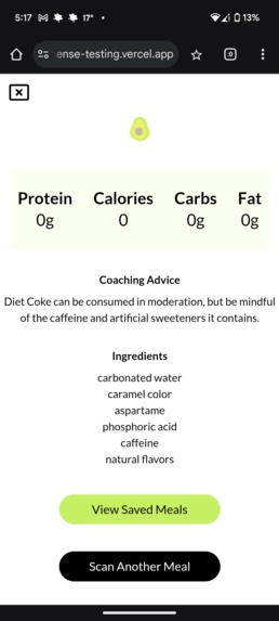 FoodSense – screenshot 7