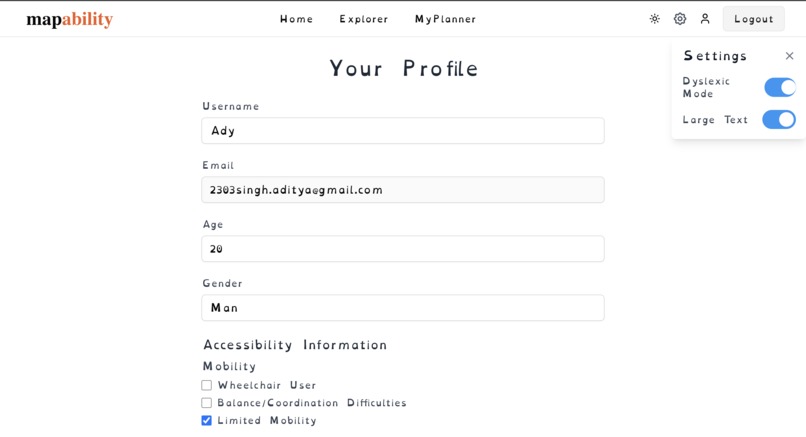 MapAbility – screenshot 2