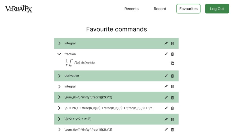 VerbaTeX – screenshot 4