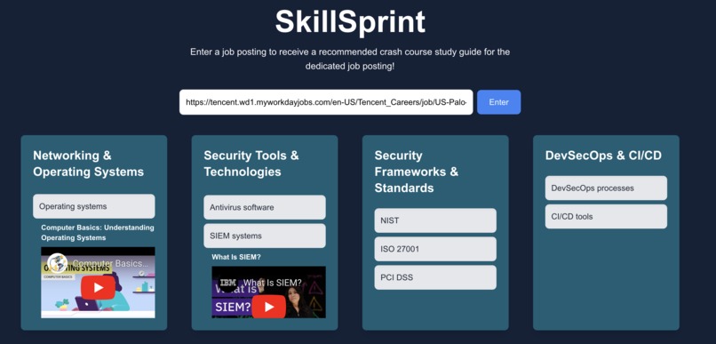 SkillSprint – screenshot 1