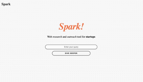 Spark! – screenshot 1