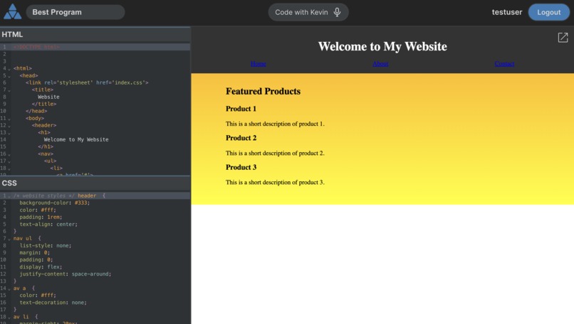 FrontendKevin – screenshot 1