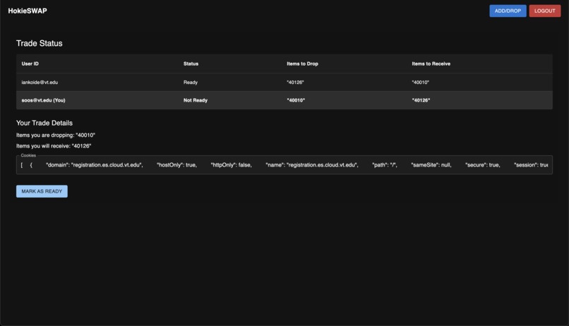 HokieSWAP – screenshot 3