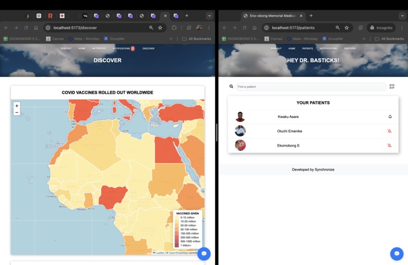Synchronize – screenshot 1