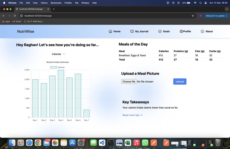NutriWise – screenshot 1