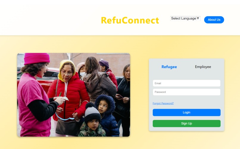 RefuConnect – screenshot 1