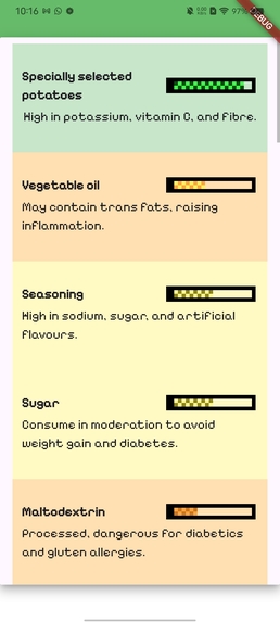ScanBites – screenshot 5