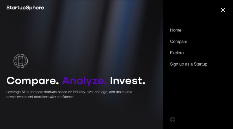 StartupSphere – screenshot 1