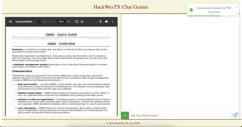 HackWesTX Chat Genius – screenshot 2
