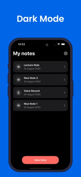 VoiceNotes - AI Note Taker – screenshot 1