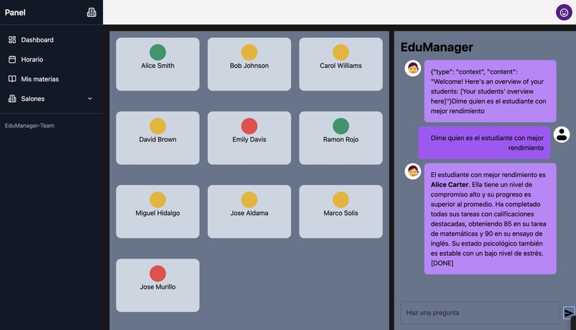 EduManager - TaliDevs - RetoTec – screenshot 1
