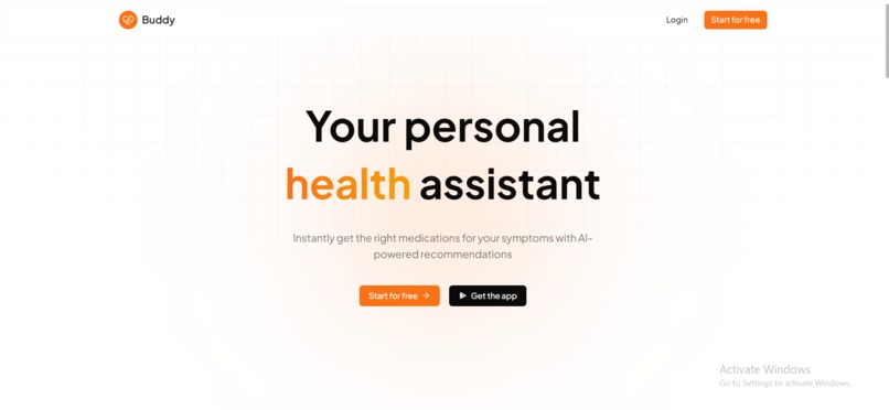 buddy - Your AI Powered Health Assistant – screenshot 1