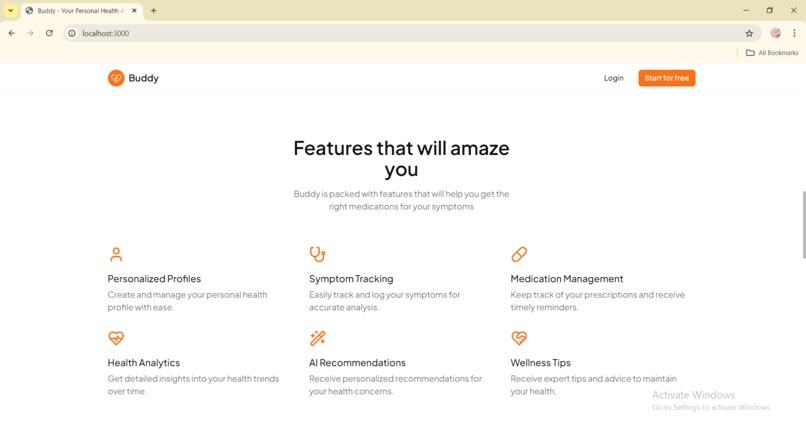 buddy - Your AI Powered Health Assistant – screenshot 4