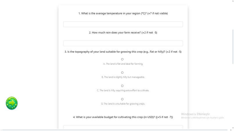 Informing farmers – screenshot 4