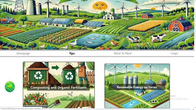 Informing farmers – screenshot 5