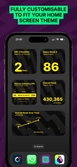 FPL Widgets - Widgets for Fantasy Premier League – screenshot 6
