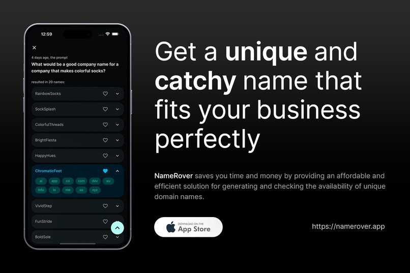NameRover – screenshot 1