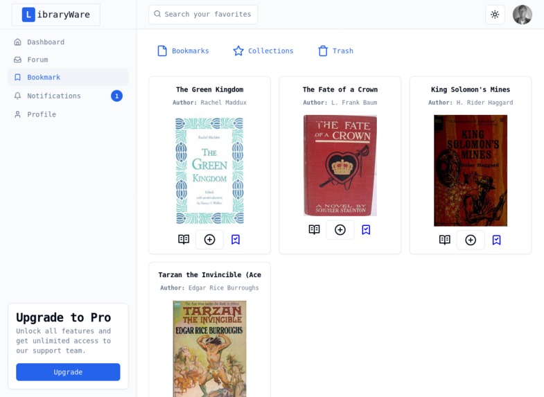 Libraryware – screenshot 2